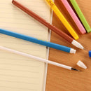 Creative cute straw Design Pen Cartoon black pencil Office 0.5 School needl K3Y4
