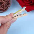 cactus wooden clips 10pcs message photo holder card paper pegs with rope M&O