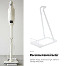 Metal Vacuum Cleaner Bracket Holder Floor Stand Storage Brush Tool (White)