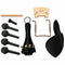 15Pcs Violin Parts Ebony Wood 4/4 Violin Parts Accessories Bridge Chin rest