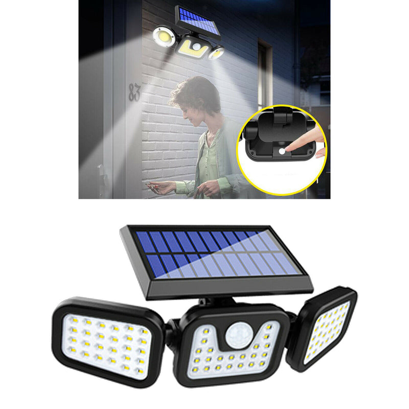 Solar Light Security Wall Light Multi-functional Garden Backyard Decor Lamp