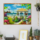 5D DIY Full Drill Diamond Painting Cartoon View Cross Stitch Embroidery Kit