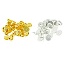 48pcs Ear Stud Post Blank Earrings findings 12mm Round Bezel for Cabochons