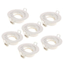 6-Pack MR16 / GU10 Ceiling Downlight LED Replacement Light Holder Bracket