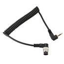 Camera Remote Control Shutter Release Cable Cord 2.5mm to N1 Plug Black for I4R8