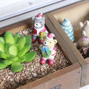 Rustic Natural Wooden Succulent Plant Flower Bed Pot Box  Garden Planter