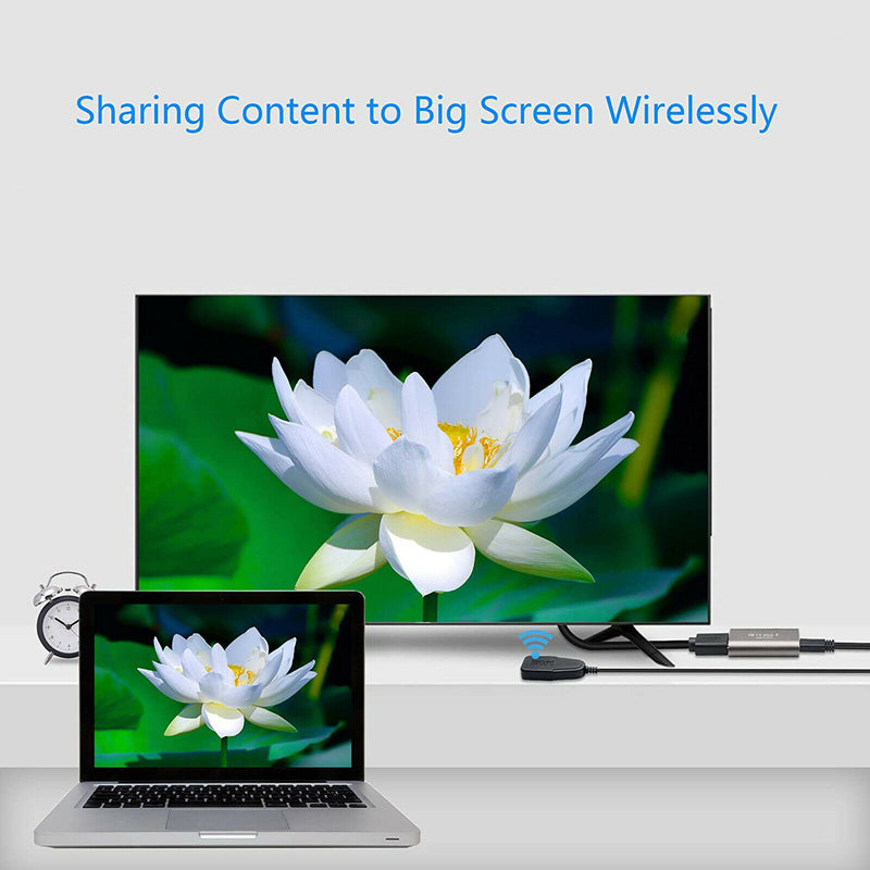 Portable WiFi HDMI Wireless Display Dongle for iOS Android Easy to Use