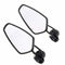 2 Pcs Motorcycle Rear View Handle Bar End Side Rearview Mirrors 7/8