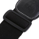 Durable Guitar Belt With PU leather Ends Fits for Guitar & Bass Accessory Black