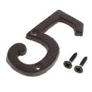 5 &6 Heavy Duty Wrought Iron House Address Number Digits for Door Sign