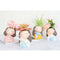 4Pcs Lovely Girl Succulent Plant Pot, Cactus Plant Pot, Flower Pot, Perfect for
