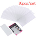 10Pcs/set Silk Fiber Nail Form Acrylic Tips Extension Gel Nail Glass Paper JC@V
