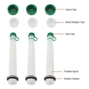5 Sets Of Flexible Fuel Nozzle With Cover Exhaust Cap Nozzle Y5L3