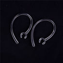 2pcs Clear Replacement Earhook Loop Earloop Clip For Bluetooth Headse BNAUFS â„–[