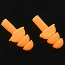 Orange Nose Clip Silicone Earplugs Set for Swim Swimming C9P6