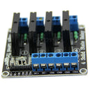 1pcs 5V DC 4 Channel SSR 2A Solid-State Relay module High Level for arduino New