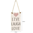Wooden Wall Hanging Ornaments Nordic Style Pendant Gift Bedroom Home Decor