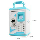 Electronic Piggy Bank Atm Password Fingerprint Money Box Cash Coins With Mu