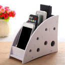 Phone Remote Control Organizer Flexible Holder Storage Box Home Desk Organiz Ew