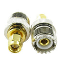 3pcs SMA Male to UHF SO-239 SO239 Female Jack Plug Connector RF Coaxial Adapter
