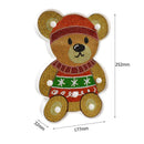 DIY Full Drill Diamond Painting Hat Bear LED Light Creative Home Night Lamp