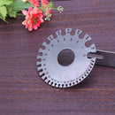 Stainless Steel 1-36 Round AWG SWG Wire Ruler Gauge Diameter Measurer Tool