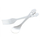 5X(Smiling Smile Face Spoon Fork Set Kitchenware Tableware P4O7)