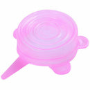 6pcs Silicone Stretch Lids Fresh Food Wraps Bowl Cup Pot Cover Seal Reusabl N3H8