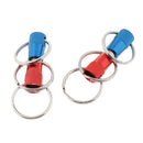 4 X Quick Release Keychain with Three Heavy Duty Split Rings Key Accessories