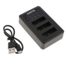 Triple USB Charger Cradle NP-BX1 Battery for Sony DSC-RX100/HX300/RX1, AS15