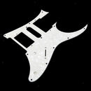 Finest HSH Electric Guitars Pickguard Plate White