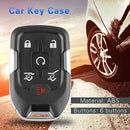 6 Buttons Uncut Blade Key Case for Chevrolet Suburban Tahoe GMC Yukon 14-17 A