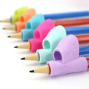 3pcs Kids Silicone Pencil Holder Pen Writing Aid Grip Posture Correction A