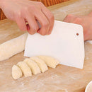 1pc Plastic Dough Cake Scraper Plain Smooth Jagged Edge Spatulas Cutters3C