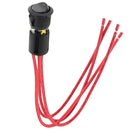Headlight Fog Light Lamp Control Switch On-Off Rocker Switch +Mounting Base Q2Q9