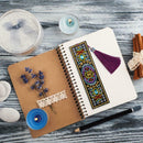 DIY Special Shaped Diamond Painting Leather Bookmark Tassel Book Marks Gift