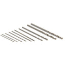 Aluminum Mini Mini Hand Drill Keyless Chuck + 10pcs Twist Drills Rotary Tool lâ„–[
