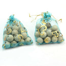 40Pcs Cedar Wood Moth Balls Camphor Bug Repellent Wardrobes Cloth Drawers + Bag