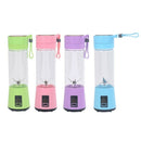 420Ml Portable Juicer Glass Bottle Juicer USB Rechargeable 6 Blades Juicer
