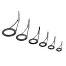 6pcs Mixed Size Fishing Rod Guides Single Leg Casting Rod Guides Eye Rings