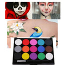 15 Colours Make Up Face Paints Palette Body Painting Art Fancy Painting Kit