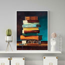 5D DIY Full Drill Diamond Painting Bookshelf Cross Stitch Mosaic Craft Kits