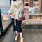 Retro Handbag Women Crocodile Leather Tote Office Lady Shoulder Bag (Red)