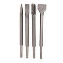 4PCS SDS Plus Chisel Set Flat Groove Bit Hammer Drill L3F5
