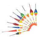 Mix Size 10X Fishing Floats Set Buoy Bobber Fishing Light Stick Floats Fluctuate