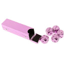 5x Alloy Metal Dices Set w/ Box for Dungeons &Dragons TRPG Table Game Purple