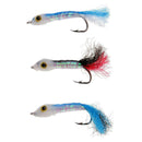 3pcs Wet Fly Fishing Flies Minnow Bass Salmon Sinking Flies Lures Hand-tied