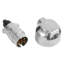 Trailer Socket 7Pin 12N Type Trailer Connector Car Accessories 7 Way Metal