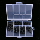 40 Packs Stainless Steel Fishing Rod Guides Fishing Guide Ring Eye 8 Sizes