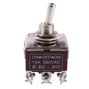 3PDT On/Off/On 3 Postion 9 Screw Terminals Toggle Switch AC 250V 15A S8J8